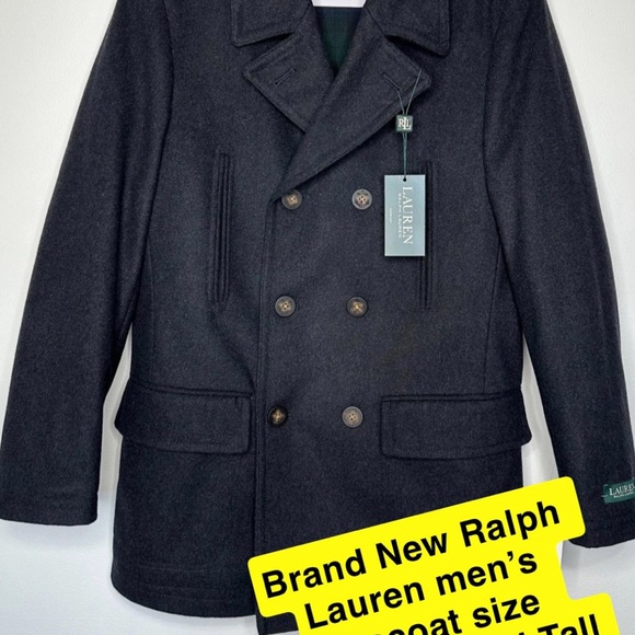 Ralph Lauren Other - Ralph Lauren Men's Dark Gray Peacoat